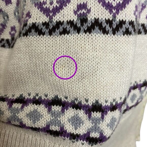 Pendleton Fair Isle Sweater Womens L Preppy Pullover Nordic Cottage Granny Comfy - Picture 7 of 16